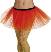 Boland - Tutu neon oranje - Volwassenen - Danser/danseres - 80's & 90's - Disco