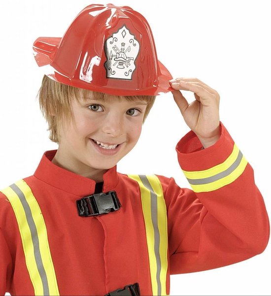 Gezond Tips Voorspeller Rode brandweer helm - Verkleedhoofddeksel | bol.com