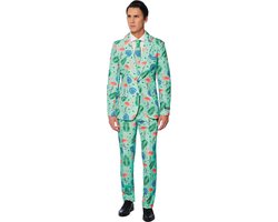 Suitmeister Tropical - Heren Pak - Carnavalskleding - Kostuum - Gekleurd - Maat S