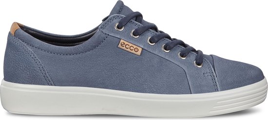 Succesvol passage heuvel ECCO Soft 7 Heren Sneaker - Blauw - Maat 48 | bol.com