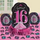 Sweet 16 Tafeldecoratie Set 23 delig