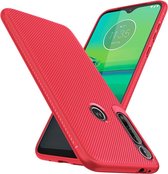 Motorola Moto G8 Play / One Macro Tpu Rood Cover Case Hoesje