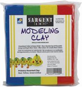Sargent Art - Modelklei in 4 kleuren - 500gram