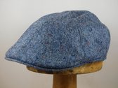 Portaluri Flat Cap Six Panel Wol Spikkel Blauw maat 57