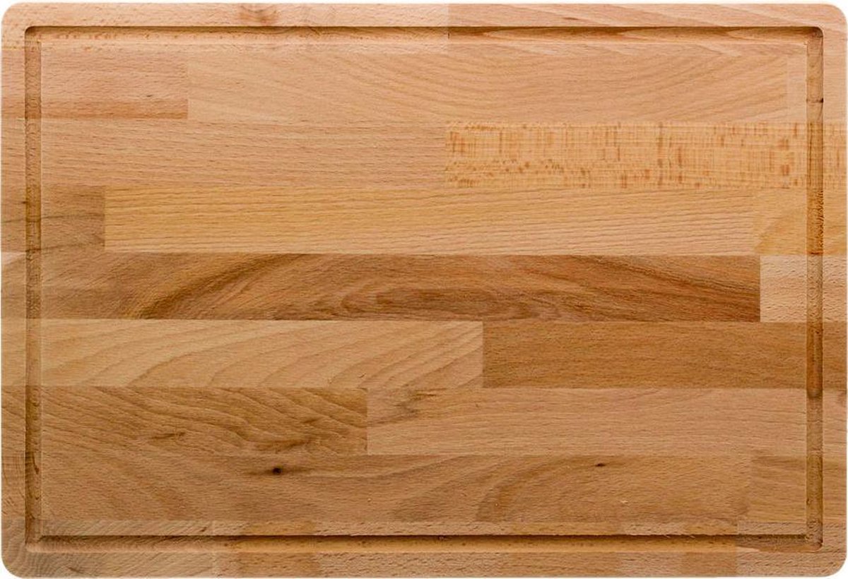 Snijplank hout - massief - hoogwaardig - zwaar - Beechwood - FSC 40x27x2.2  | bol.