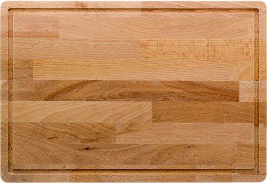Appal einde bouw Snijplank hout - massief - hoogwaardig - zwaar - Beechwood - FSC 40x27x2.2  | bol.com