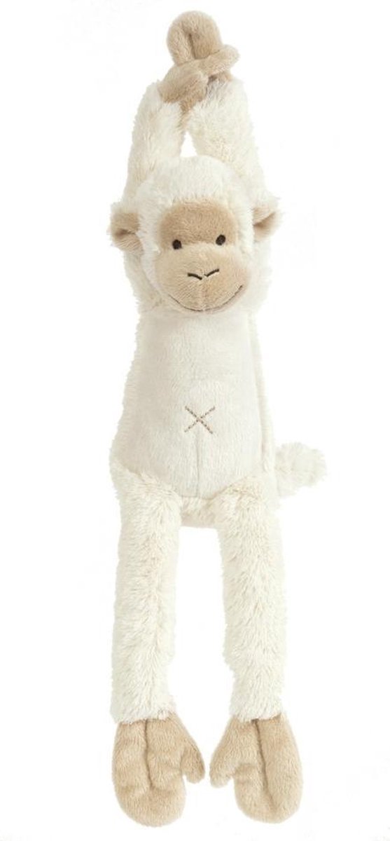 Happy Horse Aap Mickey Muziekknuffel - Wit - Baby cadeau van Happy Horse — afbeelding 4