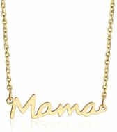 Zoëies mama ketting goudkleurig