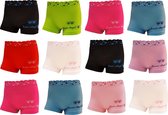 Sweet Angel Meisjes Boxershorts Multipack 12 stuks Maat 116/122