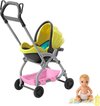 foto van Barbie Babysitter Skipper Gele Wandelwagen