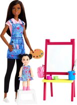 Barbie Tekenlerares Poppen en Speelset - Barbiepop