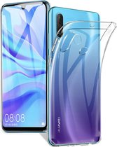 Luxe back cover voor Huawei P30 Lite - Transparant - Zacht TPU Siliconen