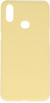 Color TPU Hoesje voor Samsung Galaxy A10s - Geel