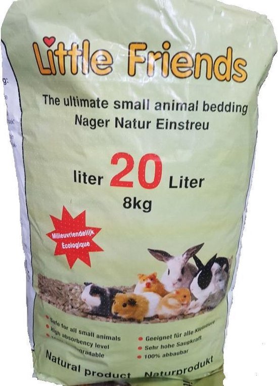 Bol Com Little Friends Strokorrel Kat Konijn En Knaagdier Bodembedekking En