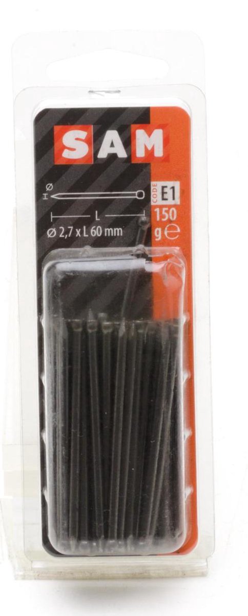 SAM Nagel ronde kop 2,7x60mm 150 stuks