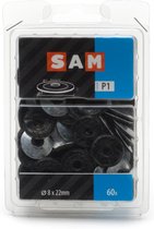 60x SAM Dichtingsring bitumen 8x22mm 818616 P1
