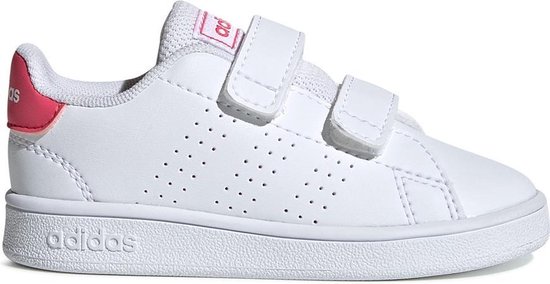 adidas Advantage Meisjes Sneakers - White/Real Pink/White - Maat 26 |  bol.com