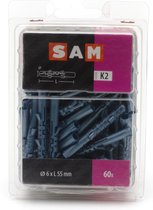 60x SAM Plug lange extpansie 6x55mm 818810 K2