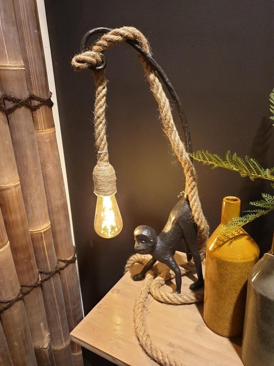 Decoratie beeld - Aapje met staart - 53cm | bol.com