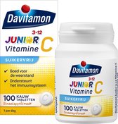 Davitamon Junior Vitamine C - 3-12 jaar - 100 kauwtabletten - Sinaasappelsmaak