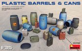 Miniart - Plastic Barrels En Cans - modelbouwsets, hobbybouwspeelgoed voor kinderen, modelverf en accessoires
