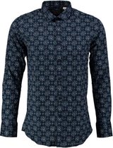 Dstrezzed blauw stretch overhemd valt kleiner - Maat  M
