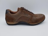 Australian Footwear Heren Sneakers Barclay Bruin Leer - Bruin - maat 47