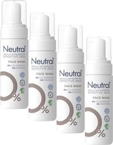 Neutral 0% Face Wash Parfumvrij - Gezichtsreiniging - 4 x 150 ml Voordeelverpakking