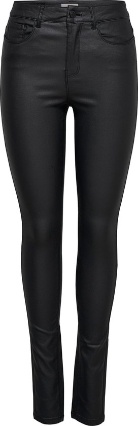ONLY ONLANNE K MID WAIST COATED PNT NOOS Dames Broek  - Maat M/32