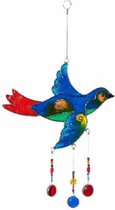 Sarana - Decoratie - Ornament wire/resin swallow w/nugget - Indonesie - Fairtrade