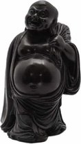 Lachende Boeddha van Polystone (17 cm)