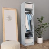 Kledingkast Garderobe Grijs (Incl LW Anti Kras Vilt) / kleding garderobe kast / Klerenkast garderobe / Kleding kast