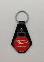 Sleutelhanger - Daihatsu - Leer - Leather - Metaal - Auto