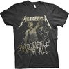 Metallica Tshirt Homme -S- Justice Vintage Noir