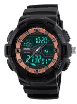 Skmei Horloge Zwart Heren Countdown - Dual Time