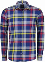 Lerros Lange mouw Overhemd - 29N1089 455 REAL BLUE (Maat: XL)