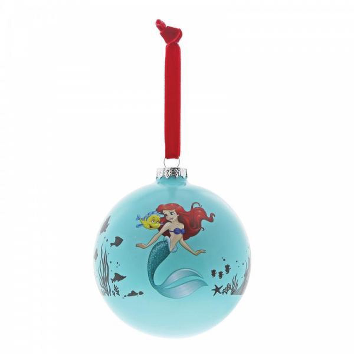 Disney Enchanting Kerstbal Life Is Bubbles (Little Mermaid) 10 cm