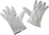 Katoenen handschoen - wit - maat M - 1 paar