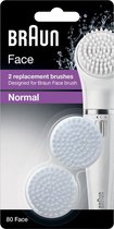 Braun Face 80 – 2 vervangborstels – Ontwikkeld voor de Braun Face reinigingsborstel