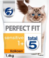 Perfect Fit Sensitive Adult 1+ Brokjes - Kalkoen - Kattenvoer - 750 g