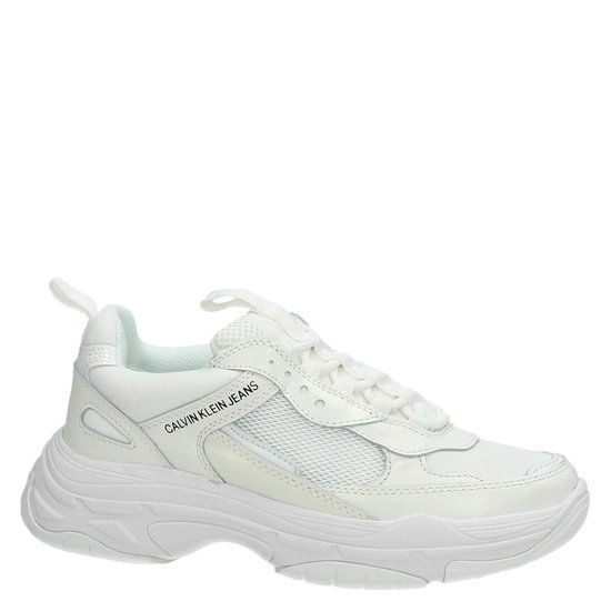 Calvin Klein Maya dames sneaker - Wit multi - Maat 40 | bol.com