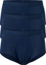 ten Cate Basic slips (3-pack) - heren heupslips met gulp - blauw -  Maat: XXL