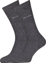 HUGO BOSS Marc uni (1-pack) - herensokken katoen - antraciet grijs -  Maat: 43-46