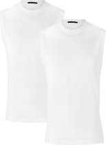 Schiesser American T-shirts - muscle shirt O-hals 2-pack - wit -  Maat L