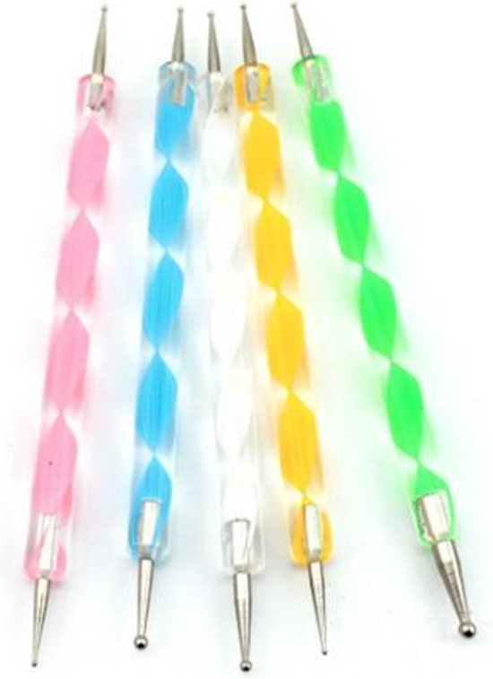 5 Dotting tools – 5 stuks