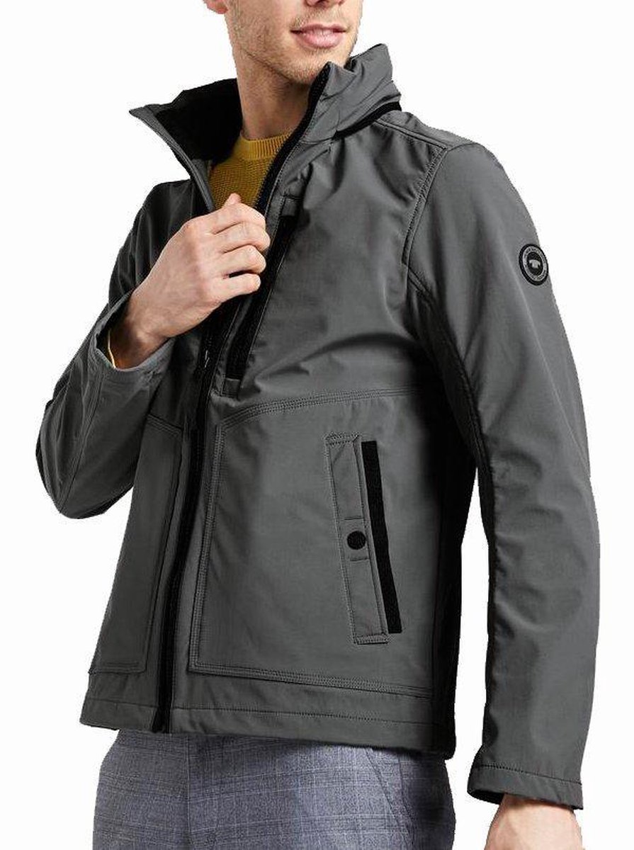 Tom Tailor Lange mouw Jas 1016595 Midgrijs (Maat: L) Tom Tailor Lange mouw Jas 1016595 Midgrijs (Maat: L)