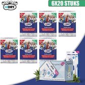 1-2Dry Okselpads - 6 Stuks + Oramint Oral care Kit Combi Deal