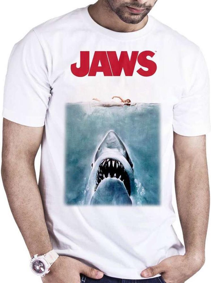 Jaws Poster Heren T-shirt XXL