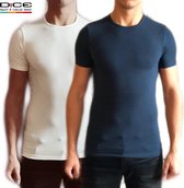 Merkloos Aangesloten model Multipack Heren Ondershirt - M