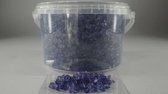 Bloemisterij Vulmateriaal - Emmer Glas Violet 2-4mm 2,5ltr